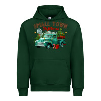 Forest Green small town christmas Urban Hoodie - CowGirlArtShop