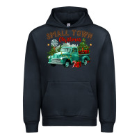 Navy small town christmas Urban Hoodie - CowGirlArtShop