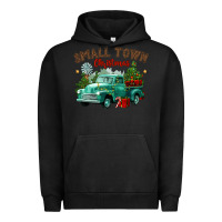 Pigment Black small town christmas Urban Hoodie - CowGirlArtShop