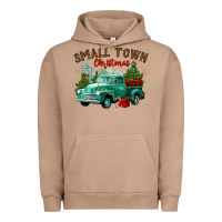 Pigment Burro small town christmas Urban Hoodie - CowGirlArtShop