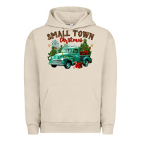 Pigment French Oak small town christmas Urban Hoodie - CowGirlArtShop