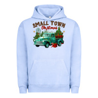 Pigment Grape Ice small town christmas Urban Hoodie - CowGirlArtShop