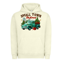 Pigment Pistachio small town christmas Urban Hoodie - CowGirlArtShop