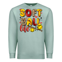 Seafoam softball life Premium Sweatshirt - Artiststas