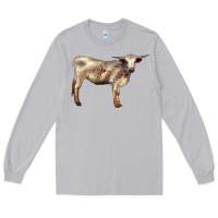 Moon Dust Texas Longhorn Heifer Long Sleeve Tee - LillyAllenDesigns