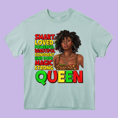 Black Queen Quotes Juneteenth Heavy Core Tee Designed By Texasbilliewilder