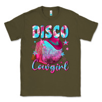 Army Green disco cowgirl Classic Tee - NancyCooperArtShop