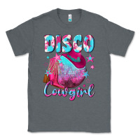 Charcoal Heather disco cowgirl Classic Tee - NancyCooperArtShop