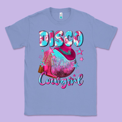 Disco Cowgirl Classic Tee Designed By Nancycooperartshop