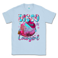 Dusty Blue disco cowgirl Classic Tee - NancyCooperArtShop