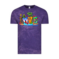 Cloud Purple love puerto rico Vintage Tee - AdoDesignShop