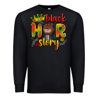 Black black her story Premium Sweatshirt - Artiststas
