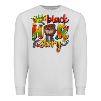 Dove Grey black her story Premium Sweatshirt - Artiststas