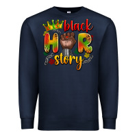 Navy black her story Premium Sweatshirt - Artiststas