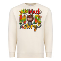 Black Her Story Premium Sweatshirt | Teevron