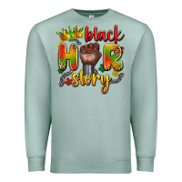 Seafoam black her story Premium Sweatshirt - Artiststas