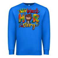 True Royal black her story Premium Sweatshirt - Artiststas