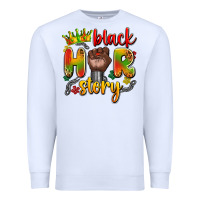 White black her story Premium Sweatshirt - Artiststas