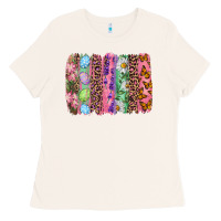 Bone Western Easter Brushstrokes Ladies Tee - RanaPortraitStore