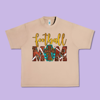 Football Mom Urban Heavy Tee Designed By Jahusdesignshop