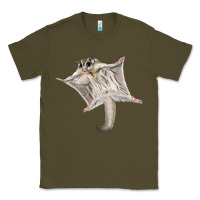 Army Green sugar glider Classic Tee - LillyAllenDesigns