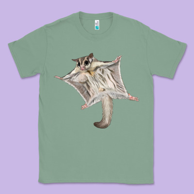Sugar Glider Classic Tee Designed By Lillyallendesigns