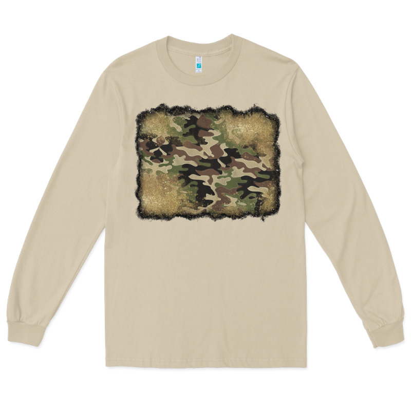 Camouflage Glitter Background Long Sleeve Tee by Jasminsmagicworld | Teevron