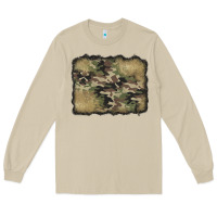 Mushroom camouflage glitter background Long Sleeve Tee - Jasminsmagicworld