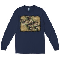 Navy camouflage glitter background Long Sleeve Tee - Jasminsmagicworld