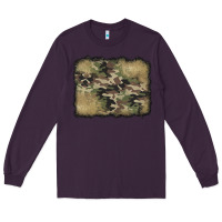 Plum camouflage glitter background Long Sleeve Tee - Jasminsmagicworld