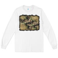 White camouflage glitter background Long Sleeve Tee - Jasminsmagicworld