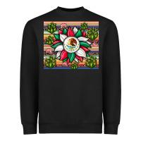 Black sunflower mexican flag tumbler Heavyweight Sweatshirt - JahusDesignShop