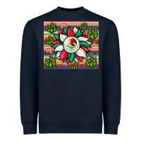 Navy sunflower mexican flag tumbler Heavyweight Sweatshirt - JahusDesignShop