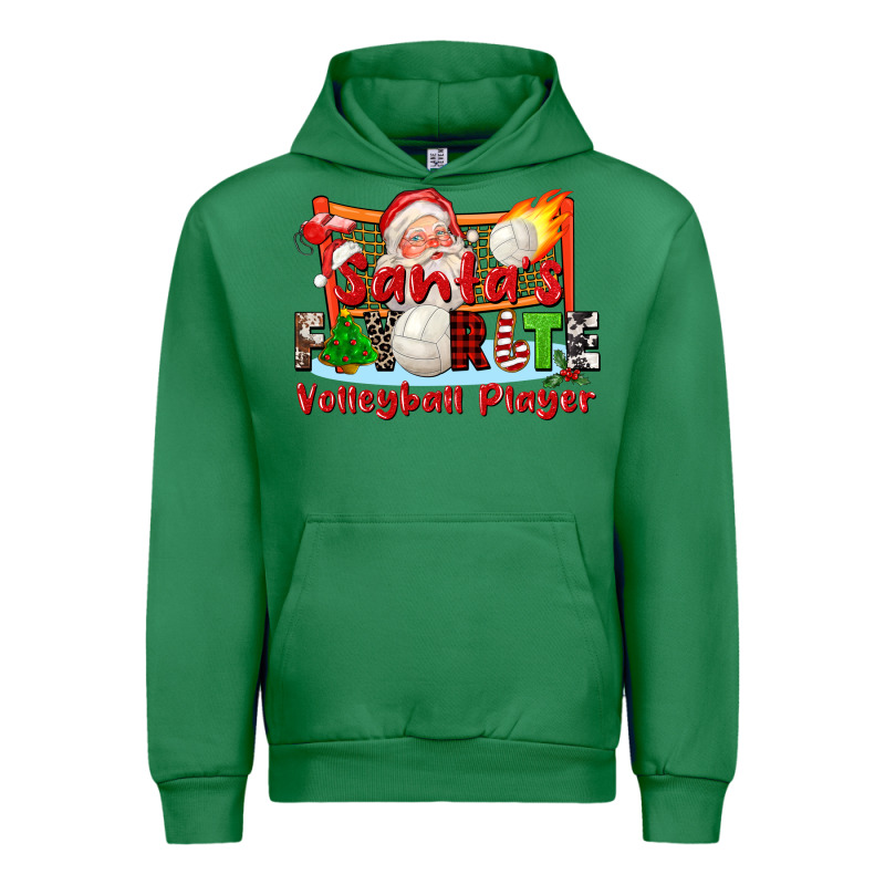 Santas Favorite Volleyball Player Urban Hoodie by CowGirlArtShop | Teevron