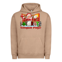 Pigment Burro santas favorite volleyball player Urban Hoodie - CowGirlArtShop