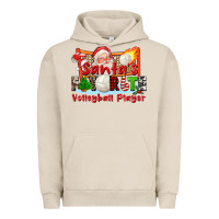 Pigment French Oak santas favorite volleyball player Urban Hoodie - CowGirlArtShop