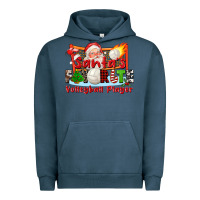 Pigment Midnight Navy santas favorite volleyball player Urban Hoodie - CowGirlArtShop
