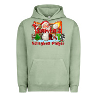 Pigment Oil Green santas favorite volleyball player Urban Hoodie - CowGirlArtShop