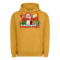 Pigment Peanut Butter santas favorite volleyball player Urban Hoodie - CowGirlArtShop