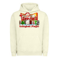 Pigment Pistachio santas favorite volleyball player Urban Hoodie - CowGirlArtShop