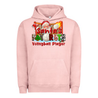 Pigment Salmon santas favorite volleyball player Urban Hoodie - CowGirlArtShop