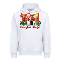 White santas favorite volleyball player Urban Hoodie - CowGirlArtShop