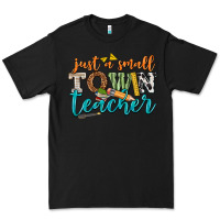 Black just a small town teacher Premium Tee - texasbilliewilder