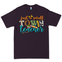 Plum just a small town teacher Premium Tee - texasbilliewilder
