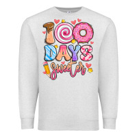 Oatmeal Heather 100 days sweeter Premium Sweatshirt - Artiststas