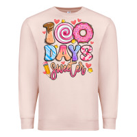 Pale Pink 100 days sweeter Premium Sweatshirt - Artiststas