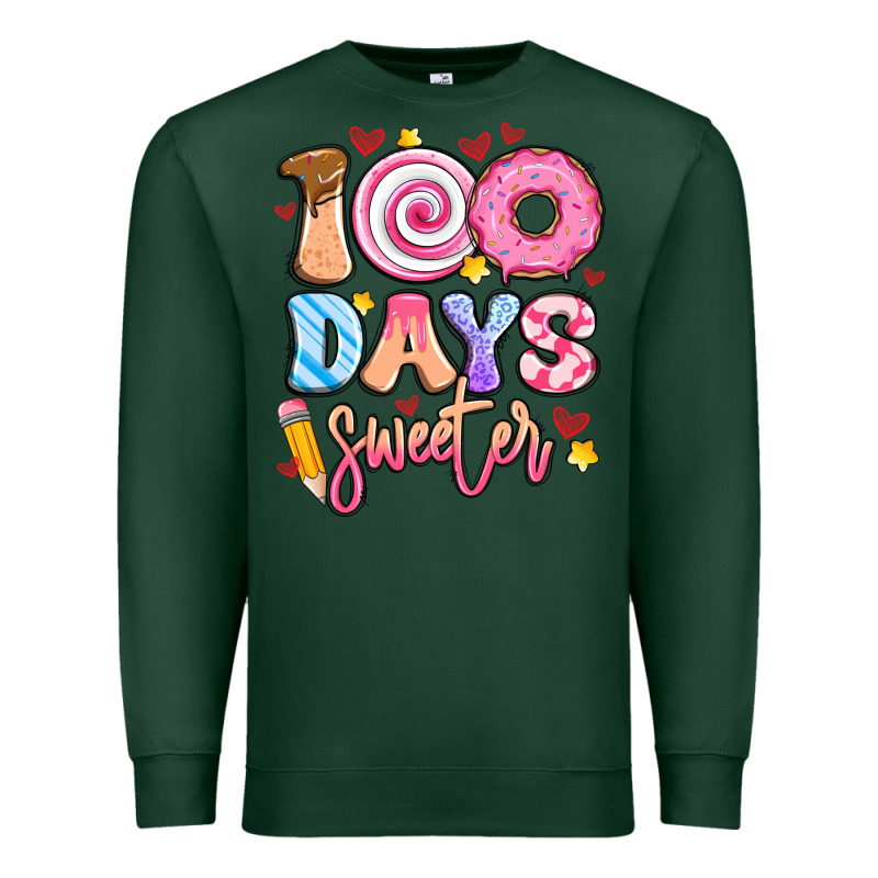 100 Days Sweeter Premium Sweatshirt by Artiststas | Teevron