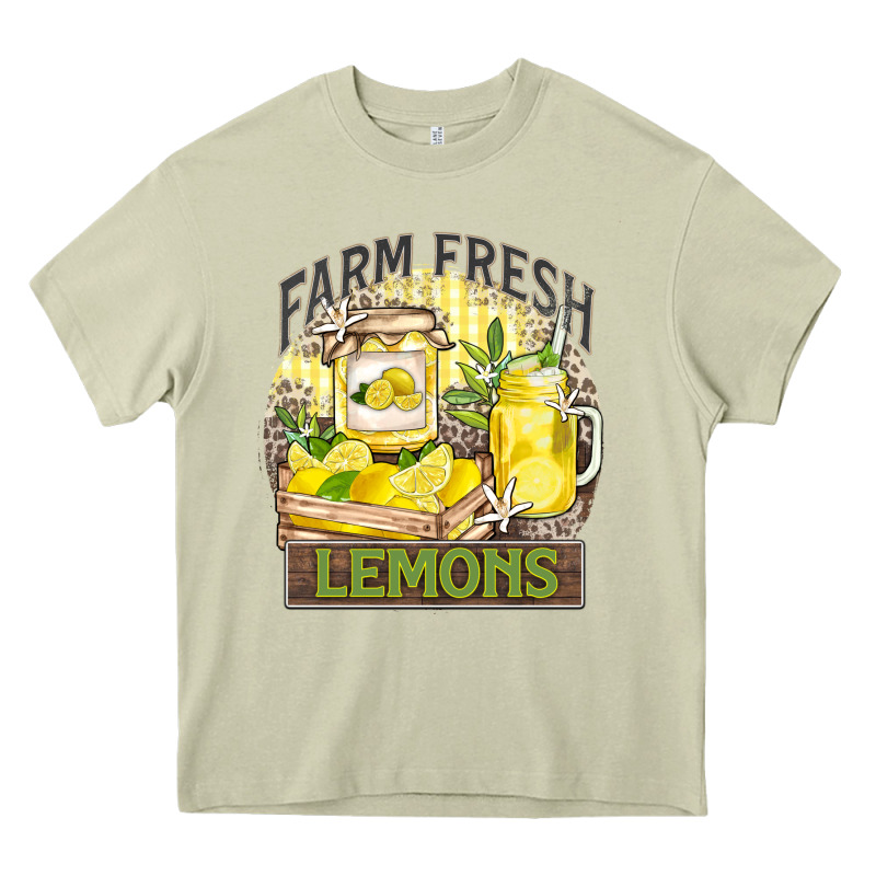 Farm Fresh Lemons Heavy Core Tee by Zillion Design Studio | Teevron