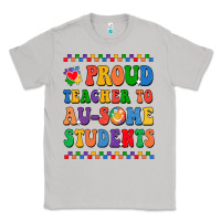Moon Dust Proud Teacher to au-some student Classic Tee - CowhideDigitalArt
