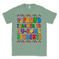 Sage Proud Teacher to au-some student Classic Tee - CowhideDigitalArt